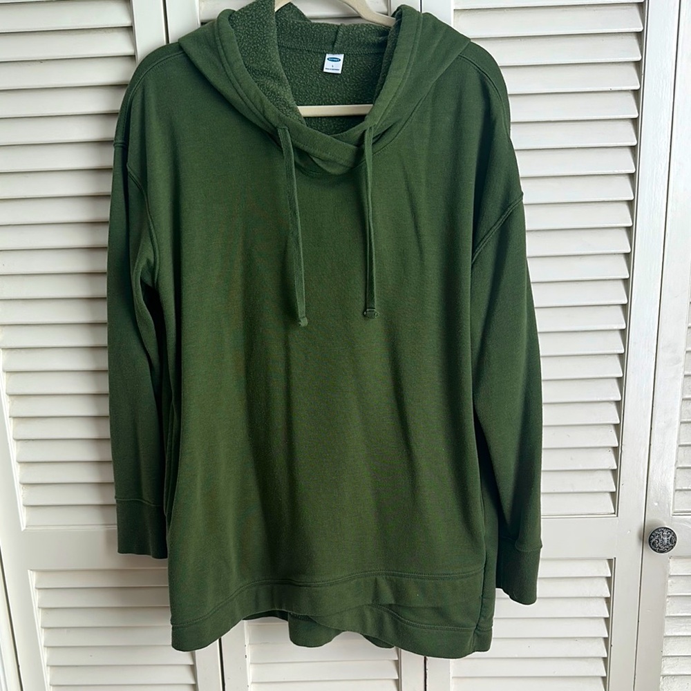 Old Navy Tunic Hoodie Sweatshirt, Large